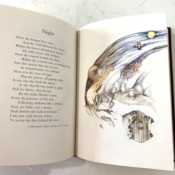 William Shakespeare Starlight & Moonshine Poetry of the Supernatural Hardcover - Picture 14 of 14